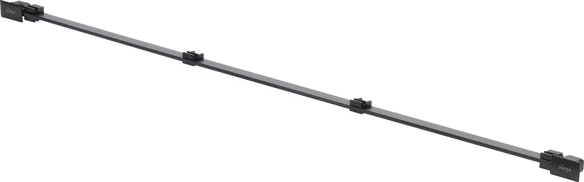Černý rošt Viega Advantix Vario pro sprchové žlaby, vhodný pro žlaby 736552 a 736736.