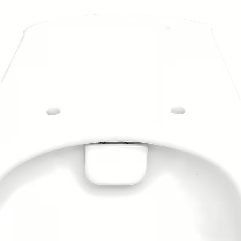 Bílé závěsné WC Vitra s bezokrajovým splachováním pro snadnou údržbu