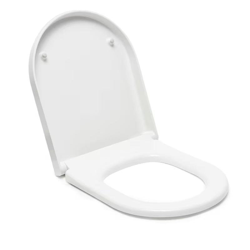 Bela WC deska Vitra Integra iz duroplasta s kovinskimi tečaji in skritim pritrjevanjem