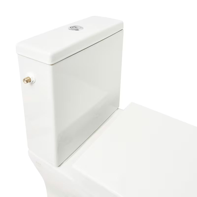 Bílé WC kombi VitrA Integra bez splachovacího okruhu se sedátkem SoftClose a nádržkou