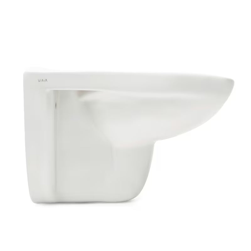 Závěsné WC Vitra Normus v bílé barvě bez splachovacího okruhu se sedátkem SoftClose.