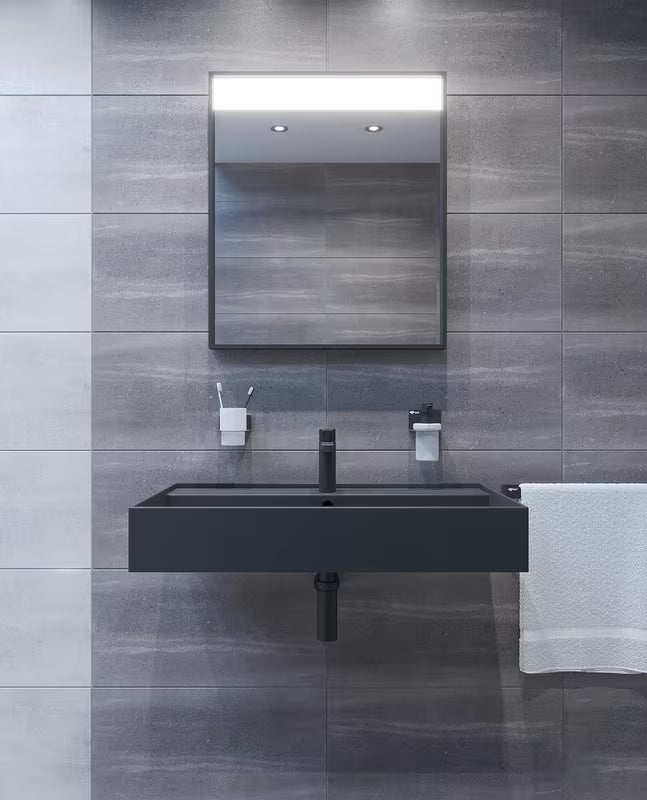 Alca designový umyvadlový sifon DN32 v černé matné povrchové úpravě pro odpad Ø32 mm.