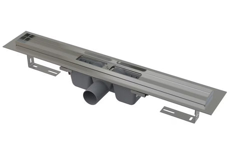 Nerezový sprchový žlab Alca Chrome 65 cm pro sprchy v úrovni podlahy