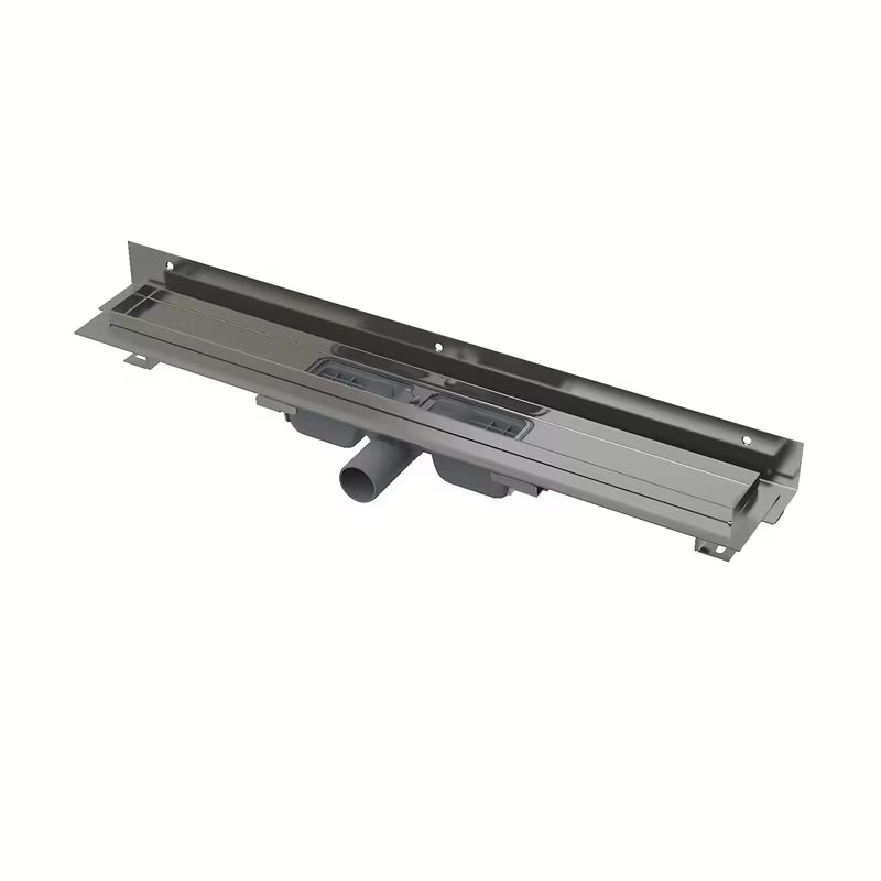 Nerezový sprchový žlab Alca Chrome 85 cm pro instalaci ke stěně
