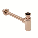 Alca Individual umyvadlový sifon DN32 v provedení rose gold mat s kovovou rozetou