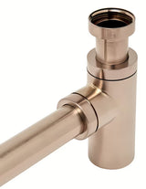 Alca Individual umyvadlový sifon DN32 v provedení rose gold mat s kovovou rozetou