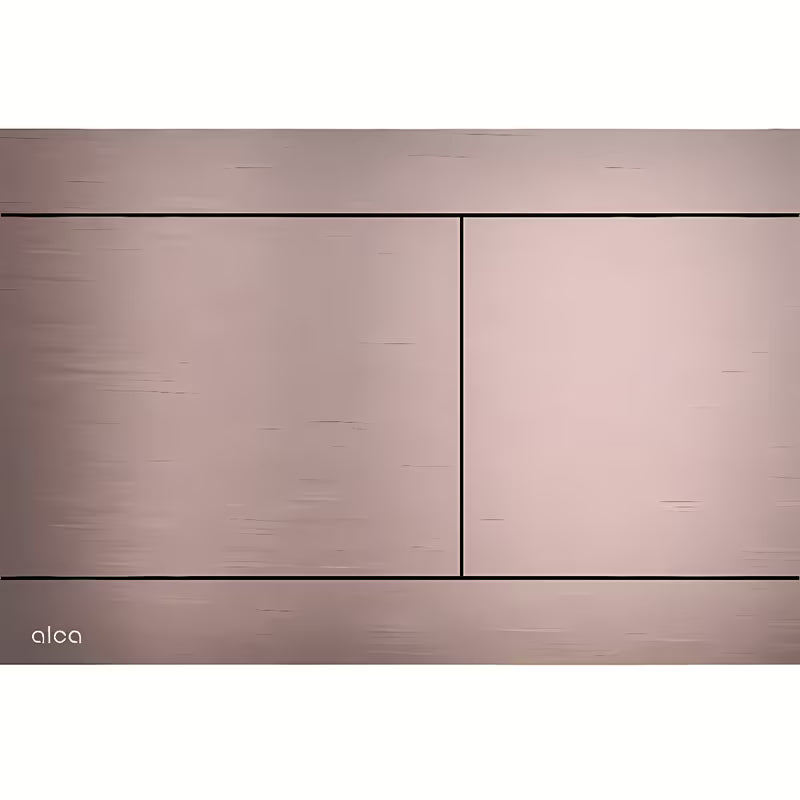 Ovládací tlačítko Alca Individual FLAT Rose Gold matt z kartáčovaného kovu s integrovaným mechanismem