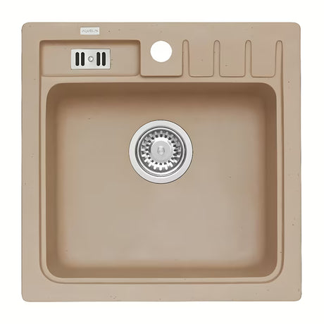 Granitový kuchyňský dřez Alveus na pracovní desku 465 x 465 mm v barvě beige