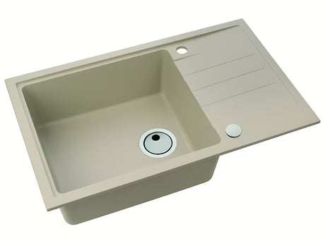Granitový kuchyňský dřez Alveus Intermezzo 130 s odkapem v barvě beige