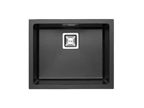 Granitový kuchyňský dřez Alveus Quadrix 50 v barvě twilight pro montáž na pracovní desku.