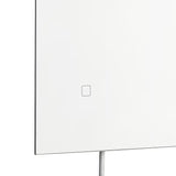 Obdélníkové LED zrcadlo Amirro 60x100 cm se senzorem a krytím IP44