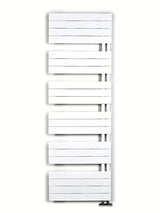 Bílý kombinovaný koupelnový radiátor Anima Oliver 60x179 cm pro vytápění a sušení ručníků