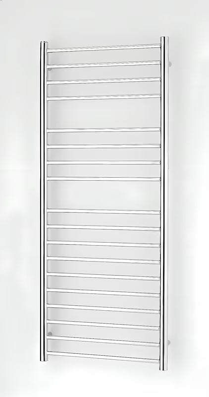Kombinovaný koupelnový radiátor Anima Paul 60x120 cm v provedení leštěná nerezová ocel chrome.