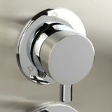 Sprchový panel Anima Primeshower s pákovou baterií, horní dešťovou sprchou, ruční sprchou a masážními tryskami.