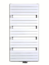 Bílý kombinovaný radiátor Anima Viktor 75x151 cm vhodný pro vytápění a sušení ručníků.