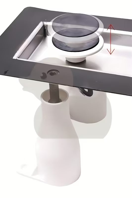 Nerezový sprchový žlab Anima 80 cm v lesklém chromovém provedení pro moderní sprchový kout.