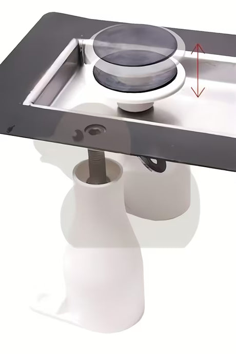 Nerezový sprchový žlab Anima 80 cm v lesklém chromovém provedení pro moderní sprchový kout.