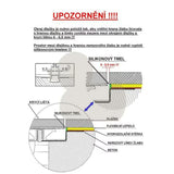 Nerezový sprchový žlab Anima 80 cm v lesklém chromovém provedení pro moderní sprchový kout.