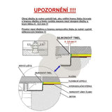 Nerezový sprchový žlab Anima 80 cm v lesklém chromovém provedení pro moderní sprchový kout.
