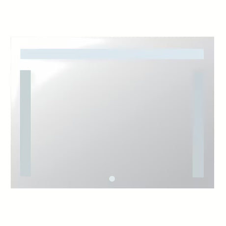 LED zrcadlo Bemeta 80x60 cm v provedení hliník a sklo, určené k montáži vrtáním.
