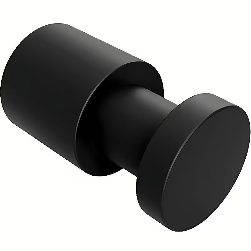 Černý koupelnový háček Bemeta Dark pro montáž vrtáním