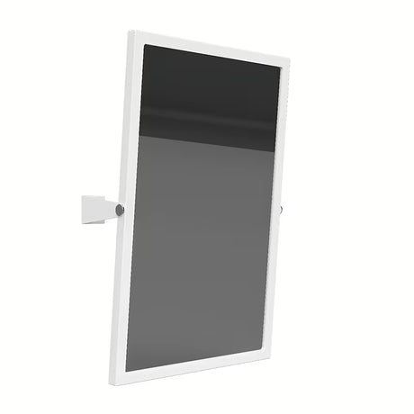 Nástěnné výklopné zrcadlo Bemeta Help program 60x40 cm v bílé barvě s hranatým designem