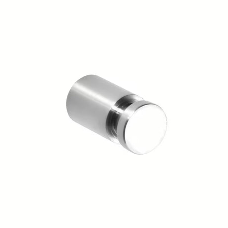 Nerezový nástěnný háček Bemeta Neo s kulatým minimalistickým designem a lesklým povrchem.