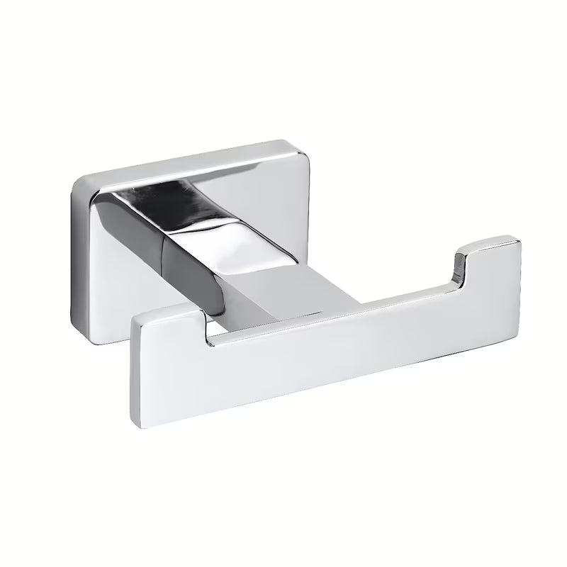 Chromový nástěnný dvojháček Bemeta Niki v hranatém minimalistickém designu