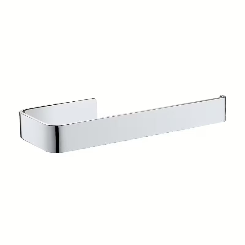 Chromový držák ručníků Bemeta Solo s hranatým designem pro nástěnnou montáž.