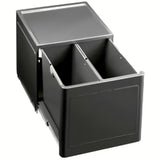 Šedý odpadkový koš Blanco sorter pro kuchyňskou skříňku se snadnou montáží