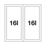 Odpadkový koš sorter Blanco Flexon II s moderním designem pro kuchyňskou skříňku od 45 cm.