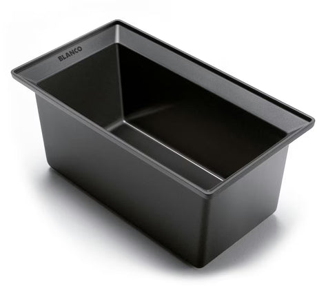 Černý granitový kuchyňský dřez Blanco 100 x 51 cm s odkapem, vaničkou a pravou orientací