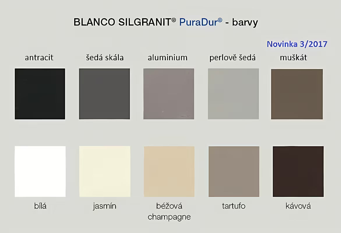 Černá matná dřezová baterie Blanco Daras s povrchem Silgranit-look a otočným ramínkem