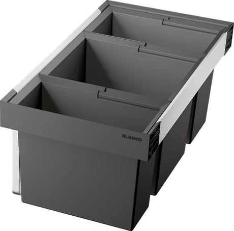 Odpadkový koš sorter do zásuvky Blanco Flexon II 80/3 s rámem a zavěšenými nádobami