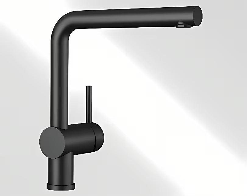 Dřezová baterie Blanco Linus v černé matné barvě s otočným ramínkem