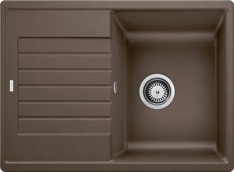 Blanco Zia 45 S Compact granitový kuchyňský dřez s odkapávačem, montáž shora, barva káva
