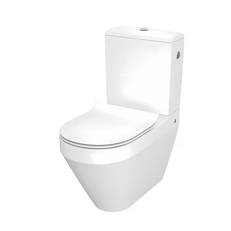 Cersanit Crea stojící WC kombi bez splachovacího okruhu se sedátkem SoftClose v bílé barvě