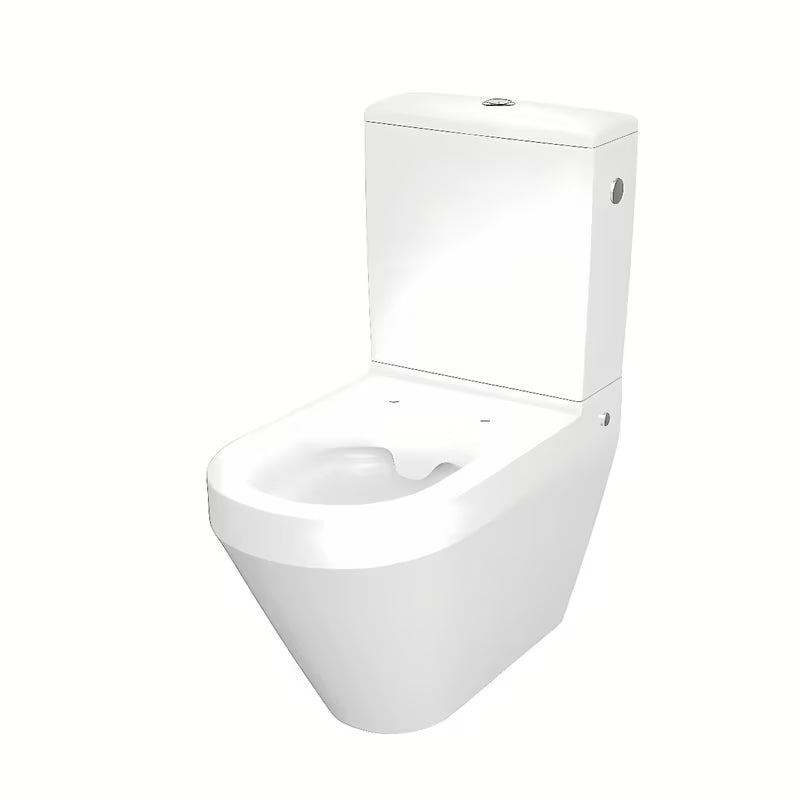Cersanit Crea stojící WC kombi bez splachovacího okruhu se sedátkem SoftClose v bílé barvě