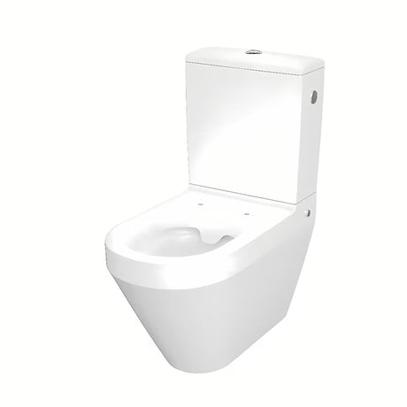 Cersanit Crea stojící WC kombi bez splachovacího okruhu se sedátkem SoftClose v bílé barvě