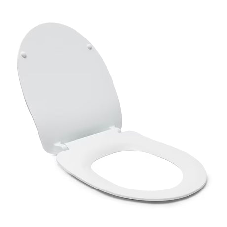 Bílé závěsné WC Cersanit Dormo s bezokrajovým provedením a sedátkem SoftClose