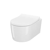 Bílé závěsné WC Cersanit Inverto s vírovým splachováním a prkénkem SoftClose