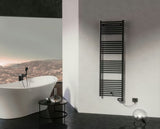 Elektrický radiátor Cordivari Lisa black v černé matné barvě s digitálním termostatem
