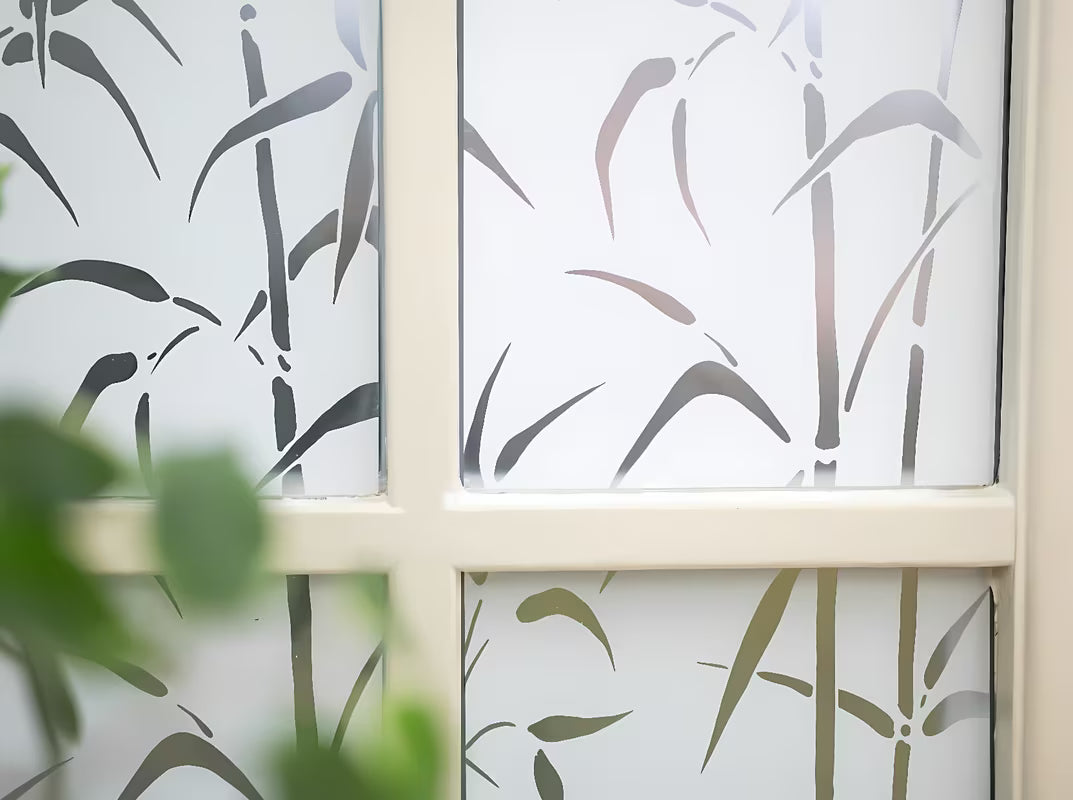 Transparentní statická fólie d-c-fix Bamboo na sprchový kout