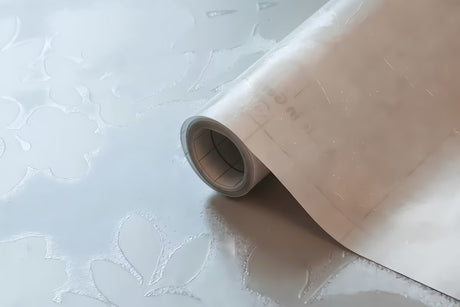 Transparentní statická dekorační fólie d-c-fix Spring na skleněné plochy pro více soukromí.