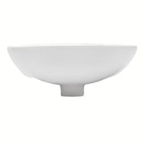 Bílé keramické umývátko Fayans Neo 40x32 cm s otvorem pro baterii uprostřed