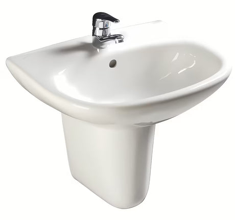 Kryt sifonu Fayans Neo ze sanitární keramiky v jednoduchém designu
