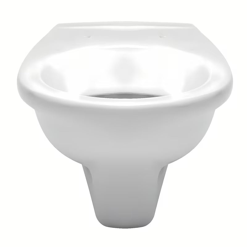 Bílé závěsné WC Fayans Neo z odolné sanitární keramiky se zadním odpadem a úsporným DualFlush splachováním.