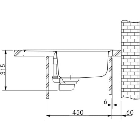 Granitový kuchyňský dřez Franke MRG 611-62 s reverzibilním odkapávačem v barvě sahara