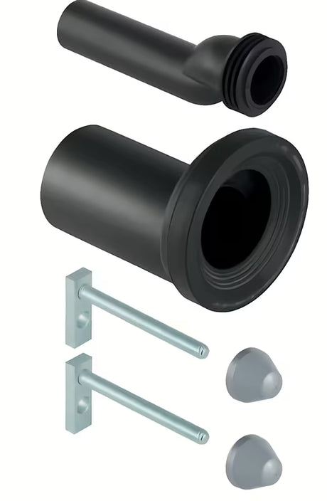 Excentrická připojovací souprava Geberit pro závěsné WC s upevňovacím materiálem