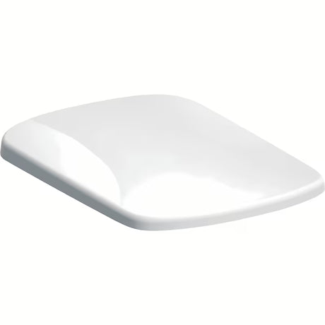 Bílé WC sedátko Geberit Selnova s ocelovými panty